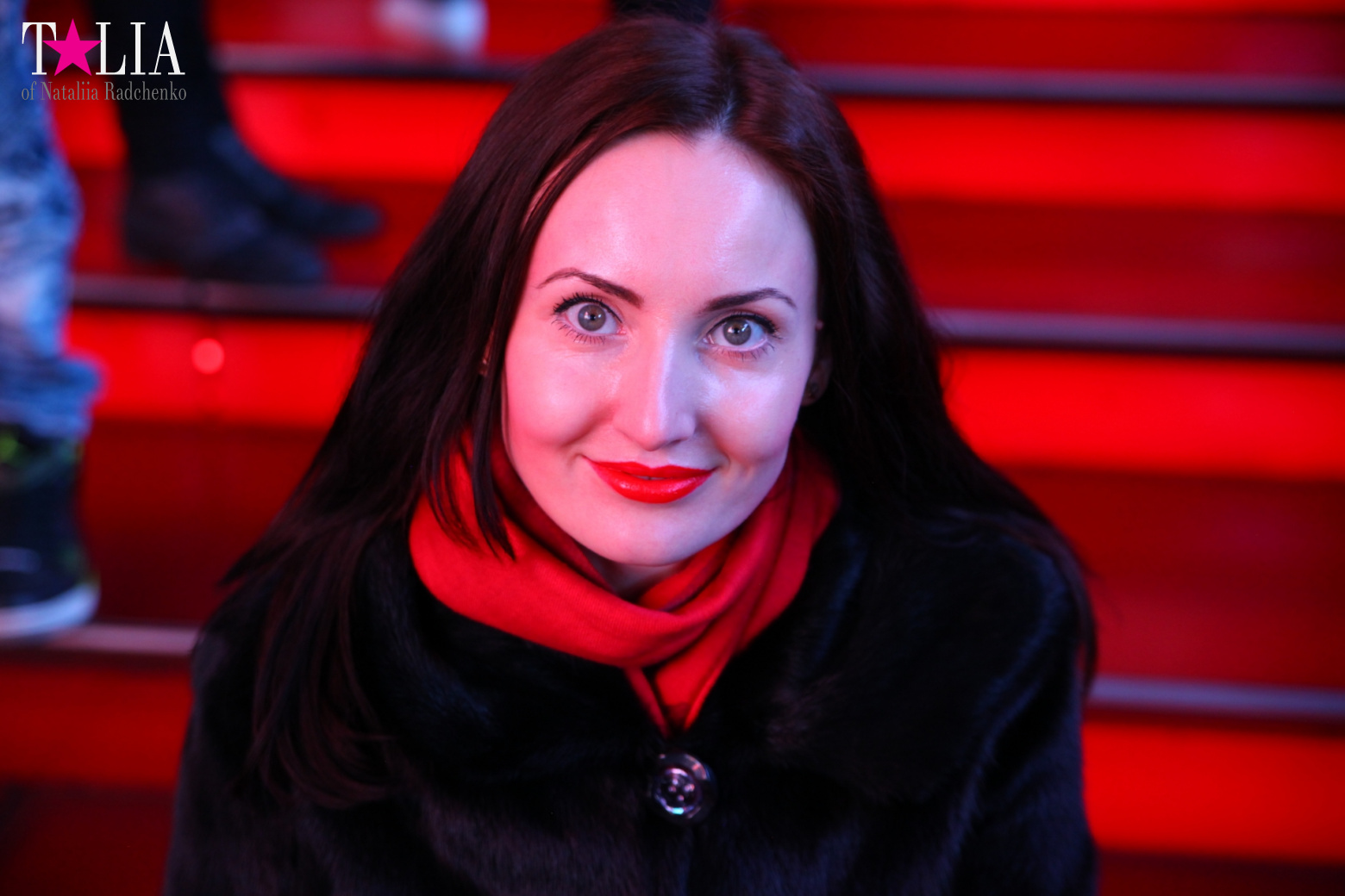 The Heart Sculpture for Valentine's Day and the Red Stairs Duffy in Times Square